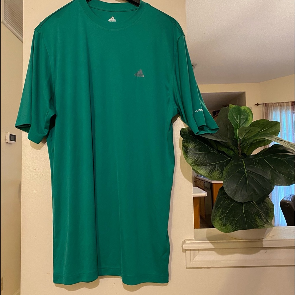 Adidas green tee SZ XL